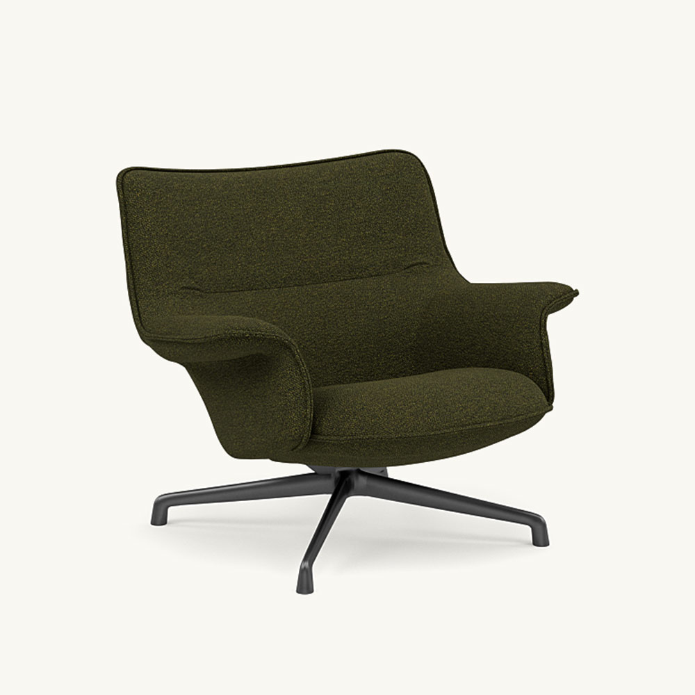 DOZE LOUNGE CHAIR LOW BACK/SWIVEL BASE Anthracite Black / muuto（ムート） / ラウンジチェア / MUT10288DBR_ma.jpg