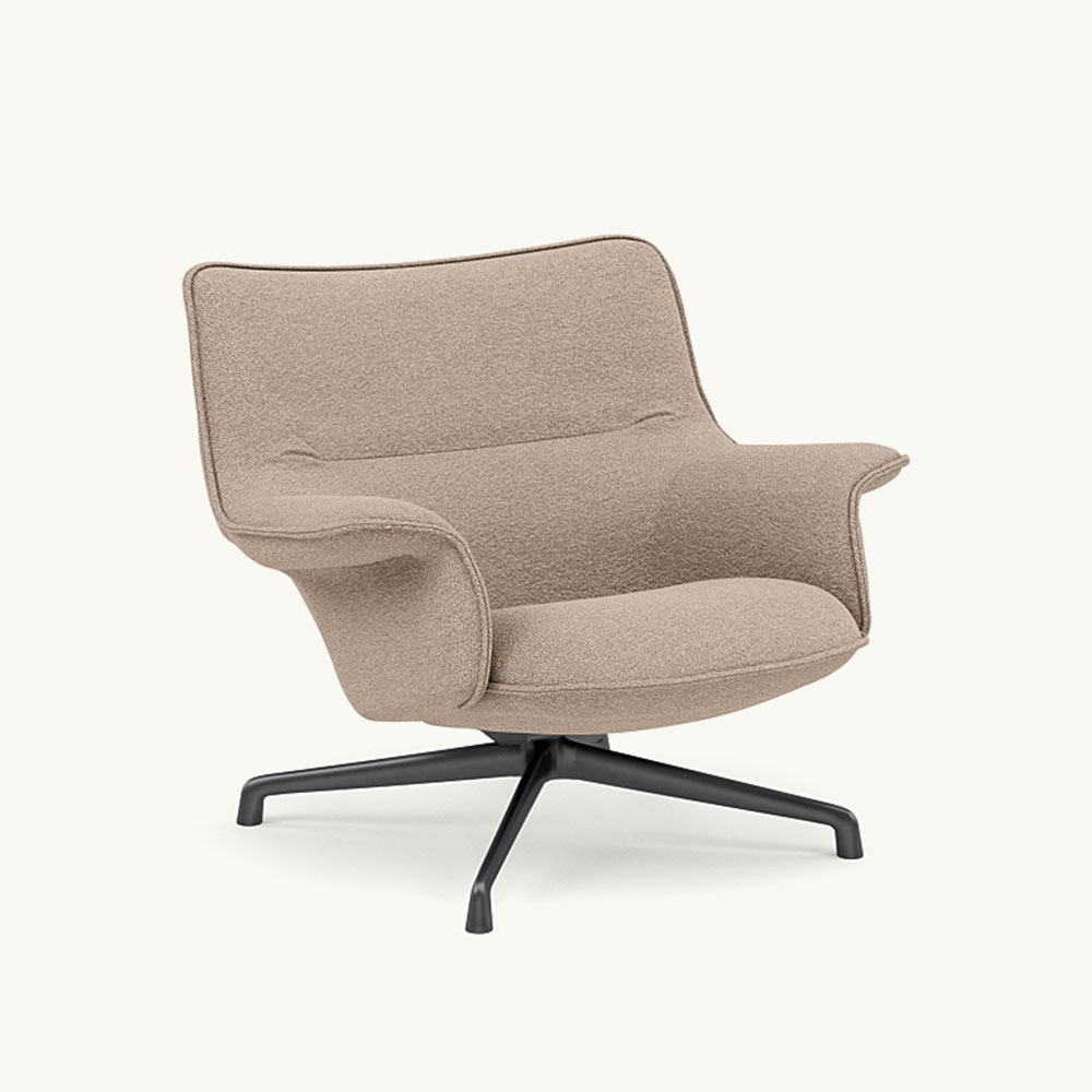 DOZE LOUNGE CHAIR LOW BACK/SWIVEL BASE Anthracite Black / muuto（ムート） / ラウンジチェア / MUT10288LBR_ma.jpg