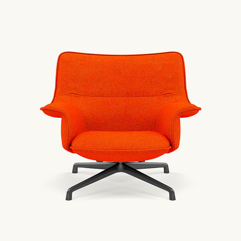 DOZE LOUNGE CHAIR LOW BACK/SWIVEL BASE Anthracite Black / muuto（ムート） / ラウンジチェア / MUT10288_dt_01.jpg