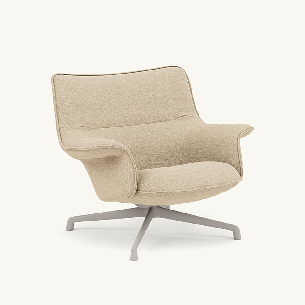 DOZE LOUNGE CHAIR LOW BACK/SWIVEL BASE Grey / muuto（ムート） / ラウンジチェア / MUT10289BEG_ma.jpg
