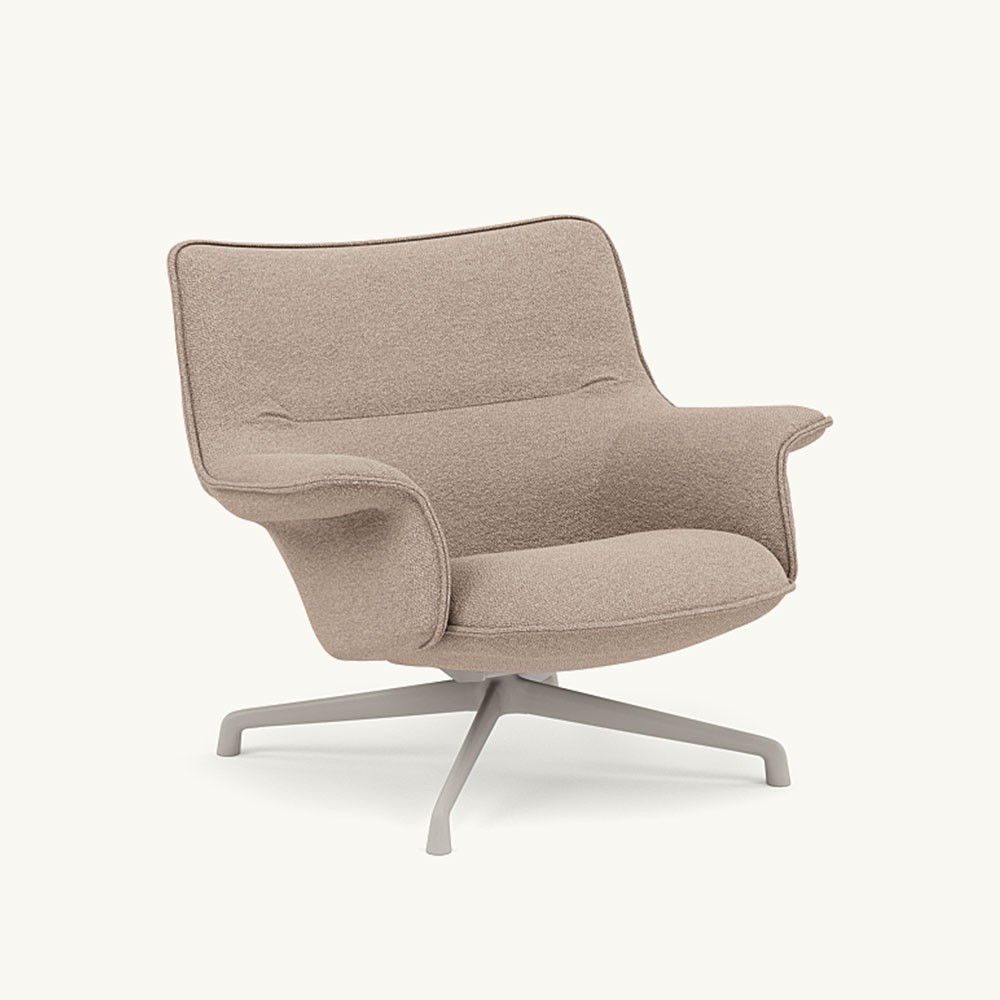DOZE LOUNGE CHAIR LOW BACK/SWIVEL BASE Grey / muuto（ムート） / ラウンジチェア / MUT10289LBR_ma.jpg