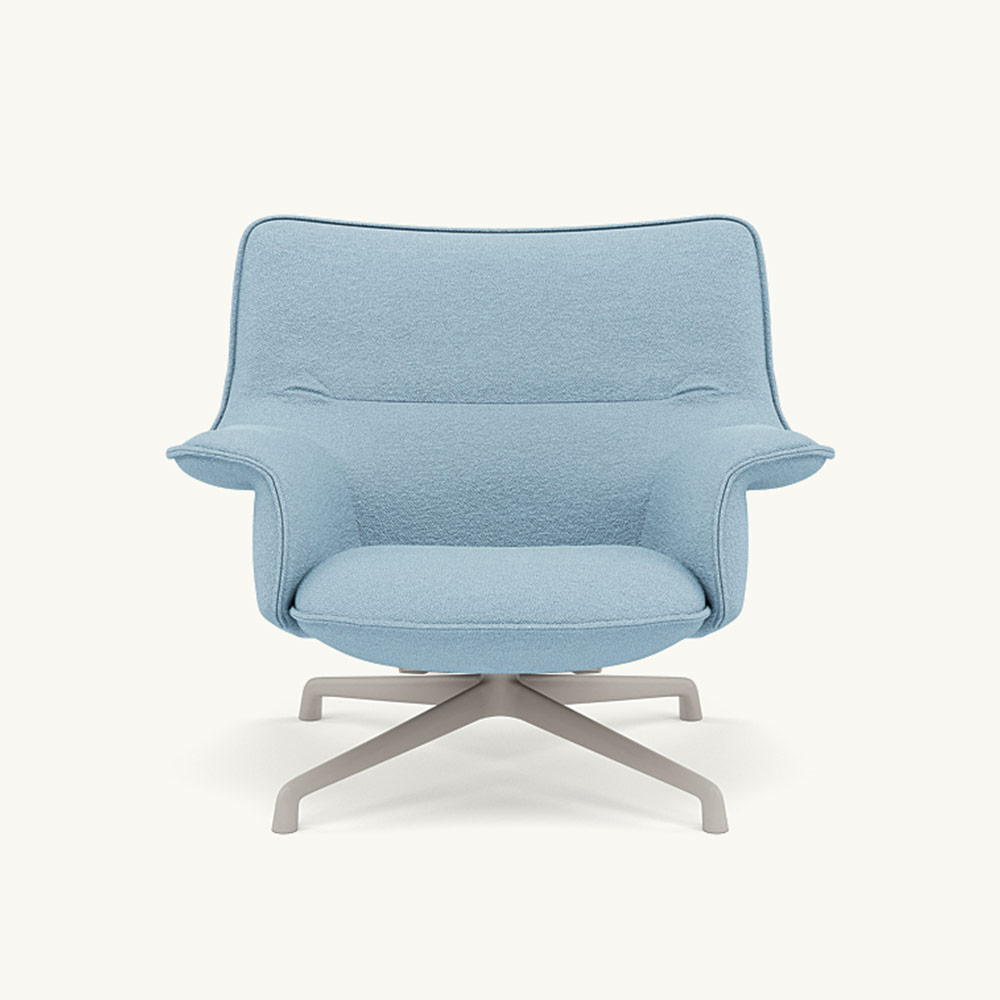 DOZE LOUNGE CHAIR LOW BACK/SWIVEL BASE Grey / muuto（ムート） / ラウンジチェア / MUT10289_dt_01.jpg