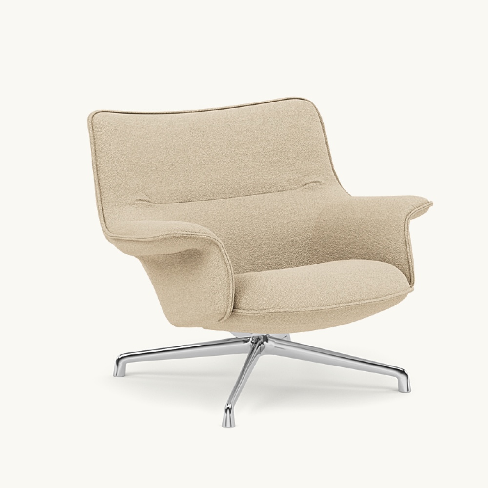 DOZE LOUNGE CHAIR LOW BACK SWIVEL Polished Aluminum BASE / muuto（ムート） / ラウンジチェア / MUT10297BEG_ma.jpg
