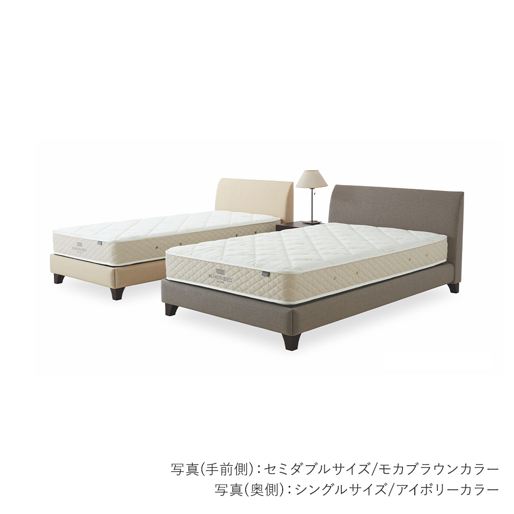 RAFFIA ラフィア semi double / NIHON BED(ニホンベッド) / セミダブルベッドフレーム / NHB10095BEG_ma.jpg