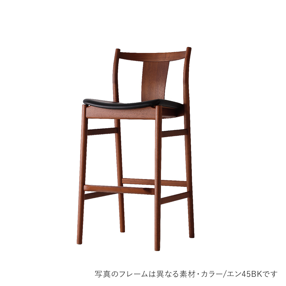 日進木工 CHORUS ハイチェア CHC-1808-O オーク ソープ 張り込み / 日進木工（ニッシンモッコウ） / カウンターチェア・バーチェア / NIS10140LBR_ma.jpg