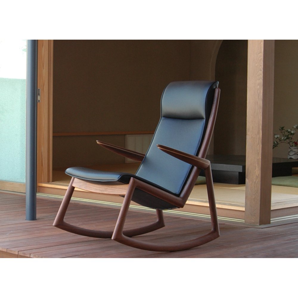 日進木工 N MOEBIUS ROCKING CHAIR NC-009-W ウォールナット オイル / 日進木工（ニッシンモッコウ） / ロッキングチェア / NIS10193_dt_01.jpg