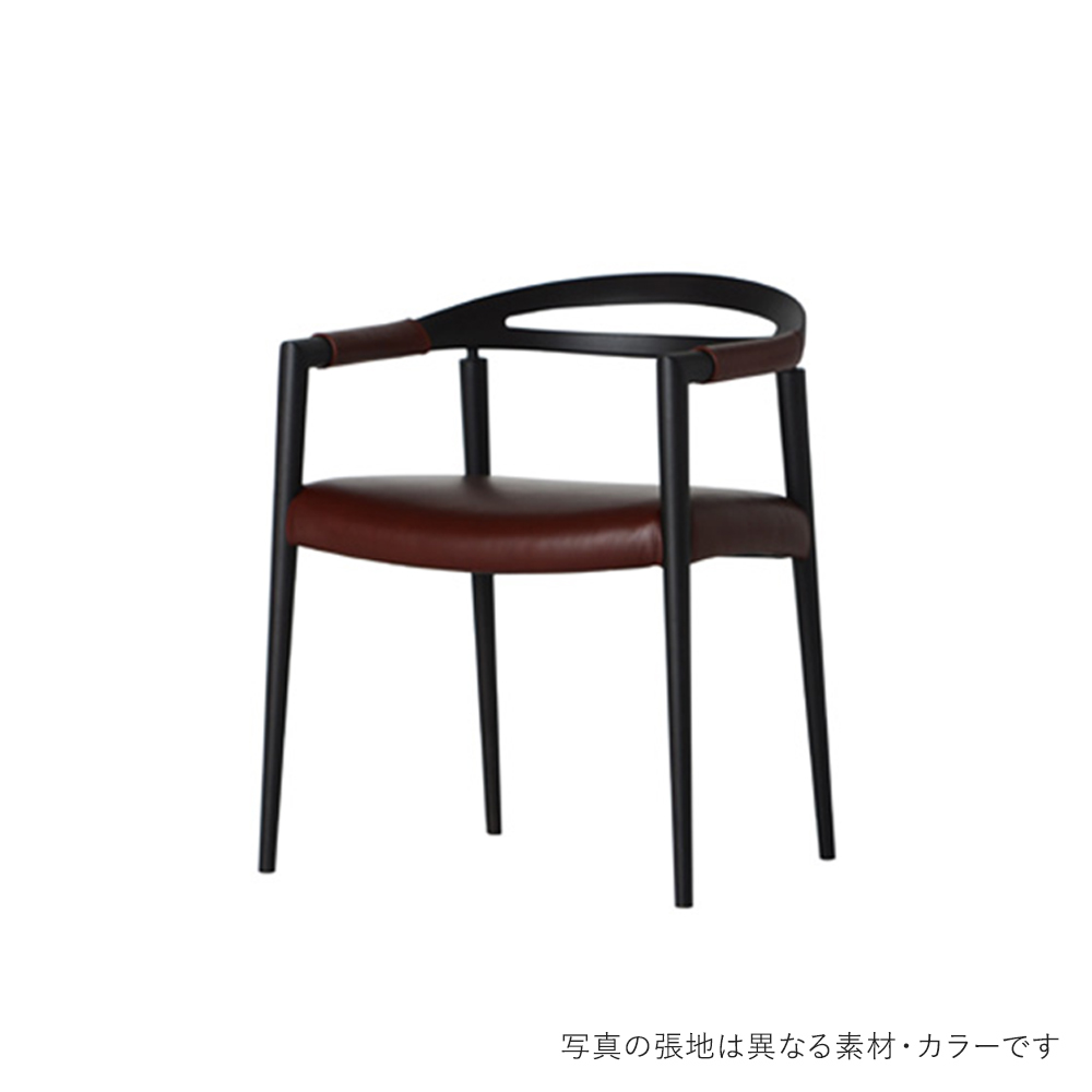 日進木工 N SOLAチェア NC-002-O オーク MBK 張り込み / 日進木工（ニッシンモッコウ） / ダイニングチェア / NIS10202DBR_ma.jpg