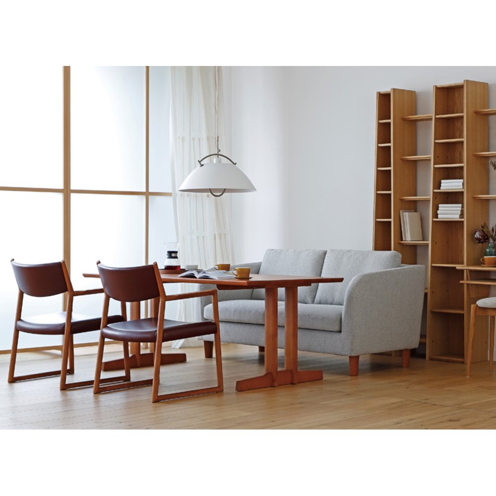 日進木工 SLOW Natural Brown ソファ NBC-1972-R レッドオーク TER W1550 / 日進木工（ニッシンモッコウ） / 2人掛けソファ / NIS10215_dt_05.jpg