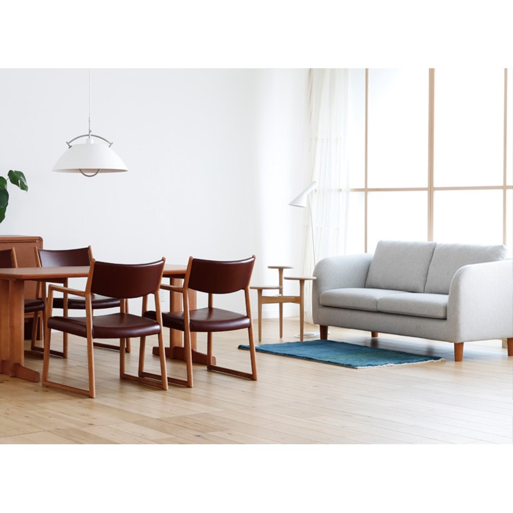 日進木工 SLOW Natural Brown ソファ NBC-1973-R レッドオーク TER W1750 / 日進木工（ニッシンモッコウ） / 3人掛けソファ / NIS10216_dt_04.jpg