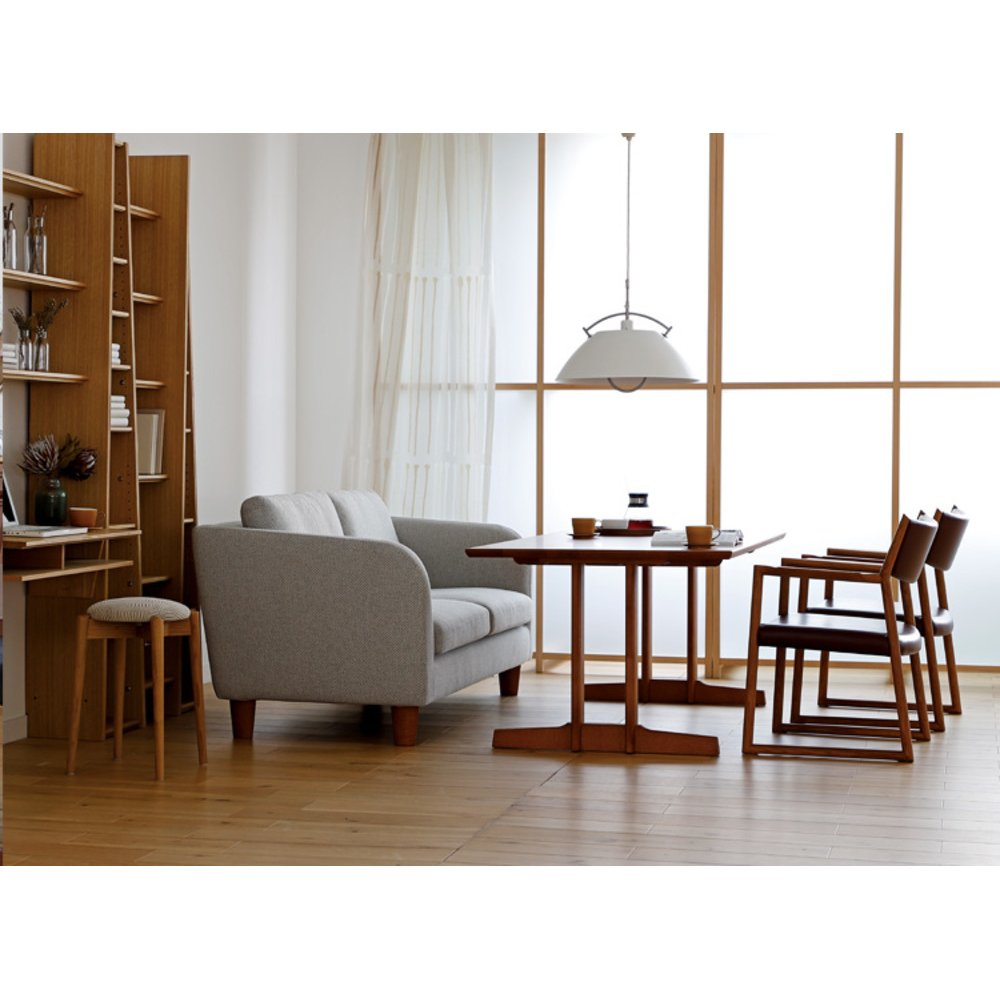 日進木工 SLOW Natural Brown ソファ NBC-1973-R レッドオーク TER W1750 / 日進木工（ニッシンモッコウ） / 3人掛けソファ / NIS10216_dt_05.jpg