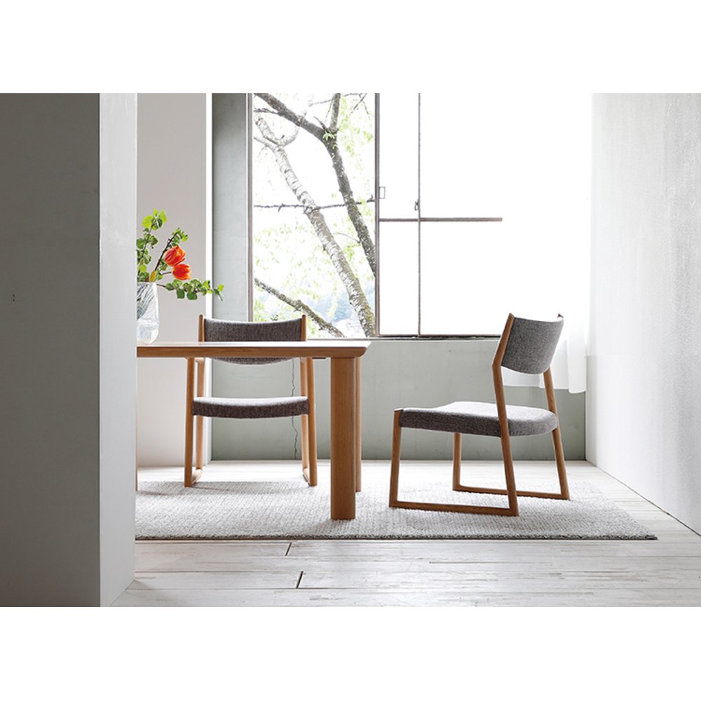 日進木工 SLOW Natural Brown LLDチェア NBC-310R レッドオーク TER 張り込み SH350 / 日進木工（ニッシンモッコウ） / ダイニングチェア / NIS10222_dt_03.jpg