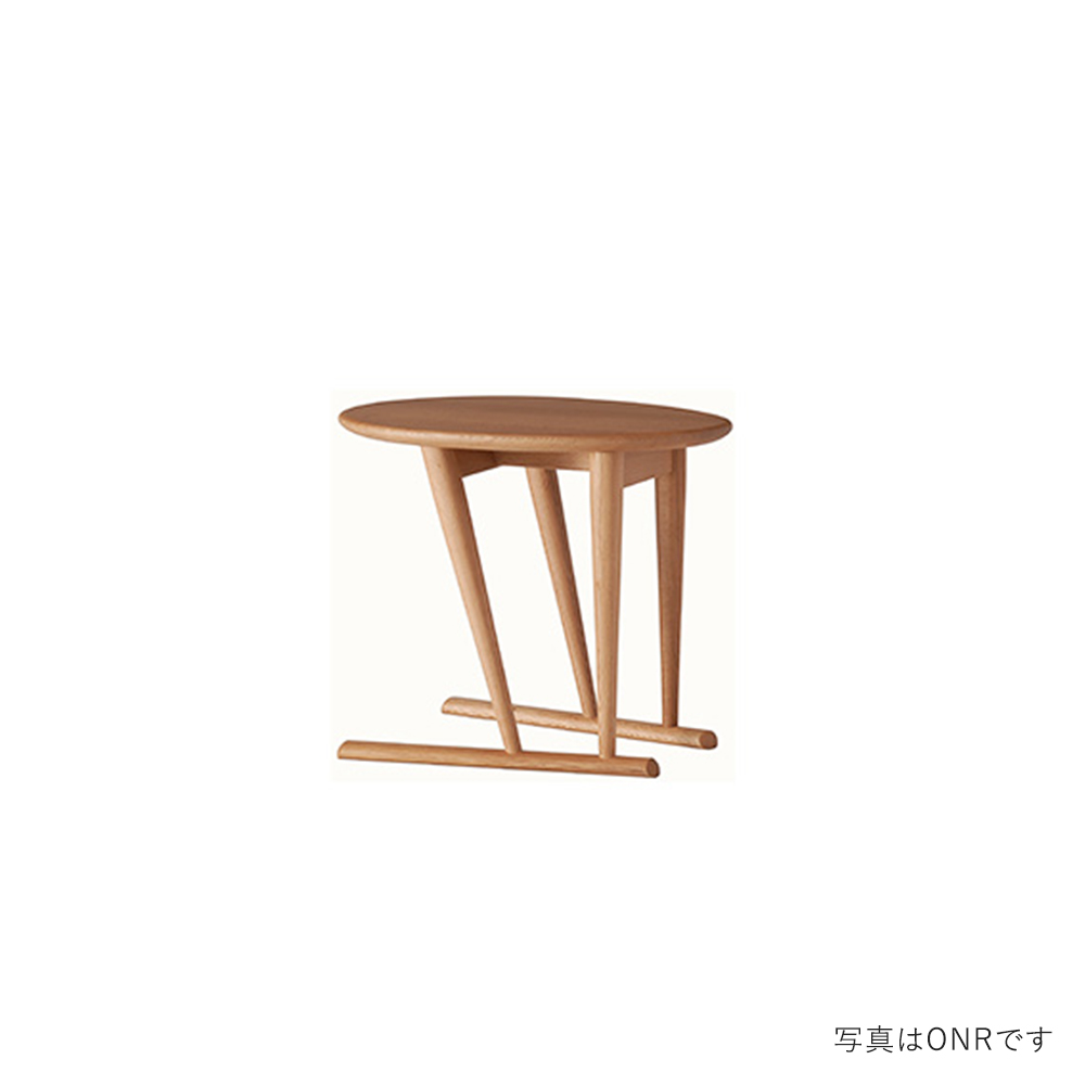 Sof サイドテーブル SOT-852-R 日進木工 / 日進木工（ニッシンモッコウ） / サイドテーブル・ナイトテーブル / NIS10233DBR_ma.jpg