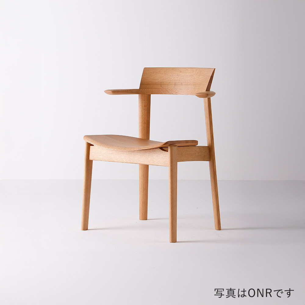 Sof セミアームチェア板座 SOC-830-R_日進木工 / 日進木工（ニッシンモッコウ） / ダイニングチェア / NIS10251DBR_ma.jpg
