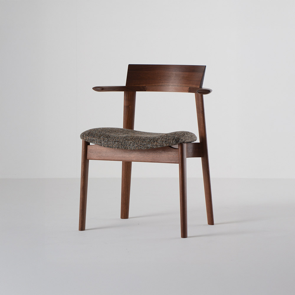 Sof セミアームチェア張座 SWC-833-W 日進木工 / 日進木工（ニッシンモッコウ） / ダイニングチェア / NIS10252_dt_02.jpg