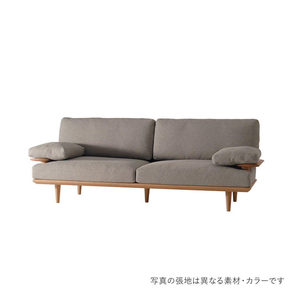 Sof ソファ W2200 ハイタイプ SOC-863H-R ONR 日進木工 / 日進木工（ニッシンモッコウ） / 3人掛けソファ / NIS10311BLK_ma.jpg