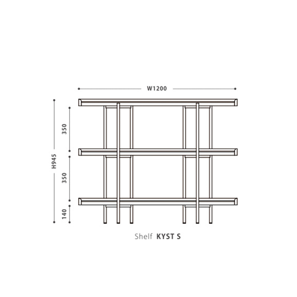 Shelf KYST S / NOWHERE LIKE HOME（ノーウェアライクホーム） / ラック・ブックシェルフ・マガジンラック・本棚 / NLH10164_dt_16.jpg