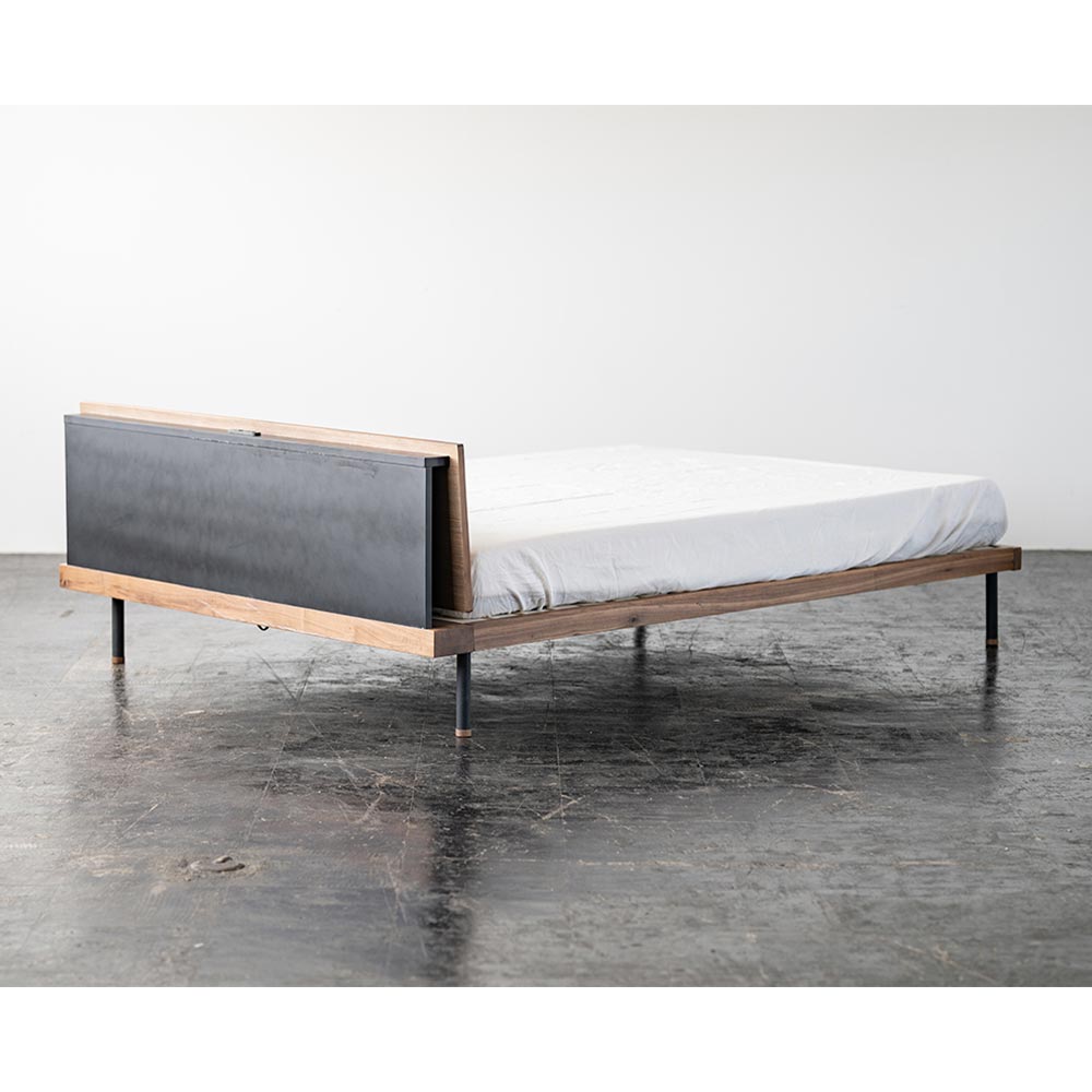 BEDFRAME UNIK SHELF DOUBLE スノコ仕様 / NOWHERE LIKE HOME（ノーウェアライクホーム） / ダブルベッドフレーム / NLH10171_dt_01.jpg