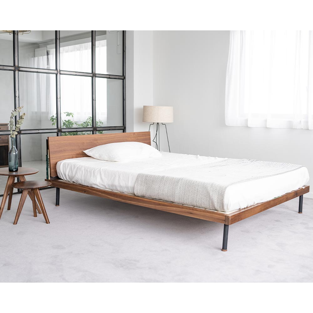 BEDFRAME UNIK SHELF DOUBLE スノコ仕様 / NOWHERE LIKE HOME（ノーウェアライクホーム） / ダブルベッドフレーム / NLH10174_dt_04.jpg