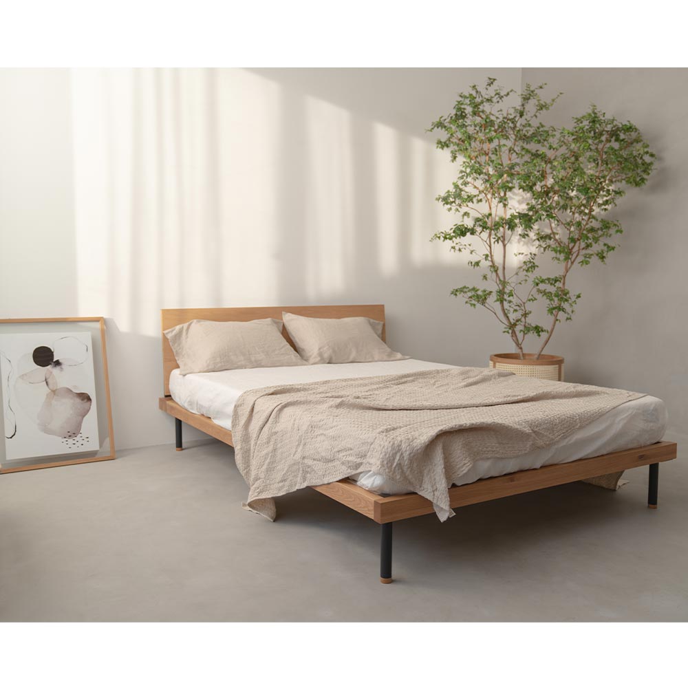 BEDFRAME UNIK SHELF DOUBLE スノコ仕様 / NOWHERE LIKE HOME（ノーウェアライクホーム） / ダブルベッドフレーム / NLH10174_dt_06.jpg
