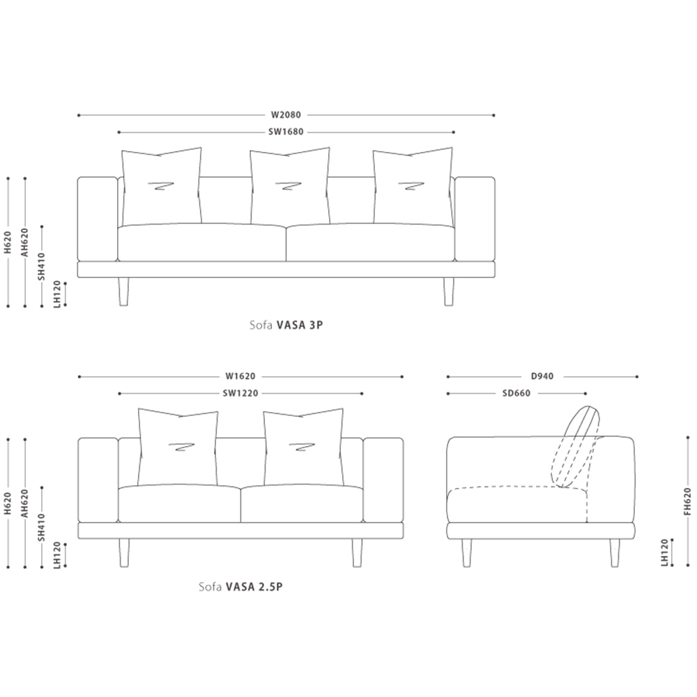 Sofa VASA II 2P / NOWHERE LIKE HOME（ノーウェアライクホーム） / 2人掛けソファ / NLH10177_dt_05.jpg