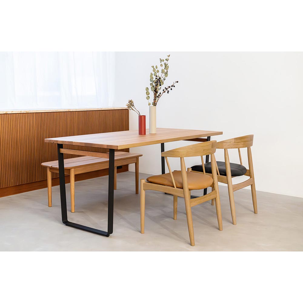 DINING TABLE NODE II LEG_03 (150) / NOWHERE LIKE HOME（ノーウェアライクホーム） / ダイニングテーブル / NLH10191_dt_04.jpg