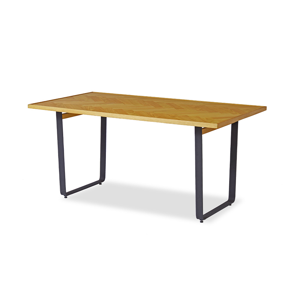 Dining Table NODE II HERRINGBONE LEG_03 (150) / NOWHERE LIKE HOME（ノーウェアライクホーム） / ダイニングテーブル / NLH10239_dt_01.jpg