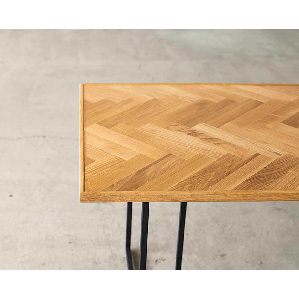 Dining Table NODE II HERRINGBONE LEG_03 (150) / NOWHERE LIKE HOME（ノーウェアライクホーム） / ダイニングテーブル / NLH10239_dt_03.jpg