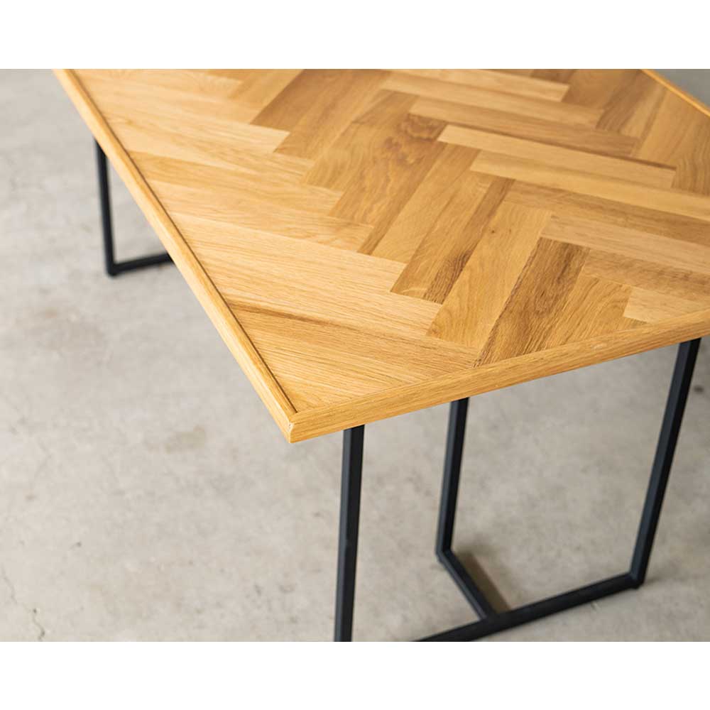 Dining Table NODE II HERRINGBONE LEG_03 (150) / NOWHERE LIKE HOME（ノーウェアライクホーム） / ダイニングテーブル / NLH10239_dt_04.jpg