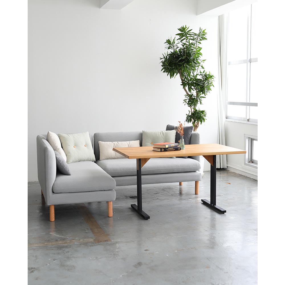 Dining Table NODE II HERRINGBONE LEG_05 (135) / NOWHERE LIKE HOME（ノーウェアライクホーム） / ダイニングテーブル / NLH10242_dt_04.jpg