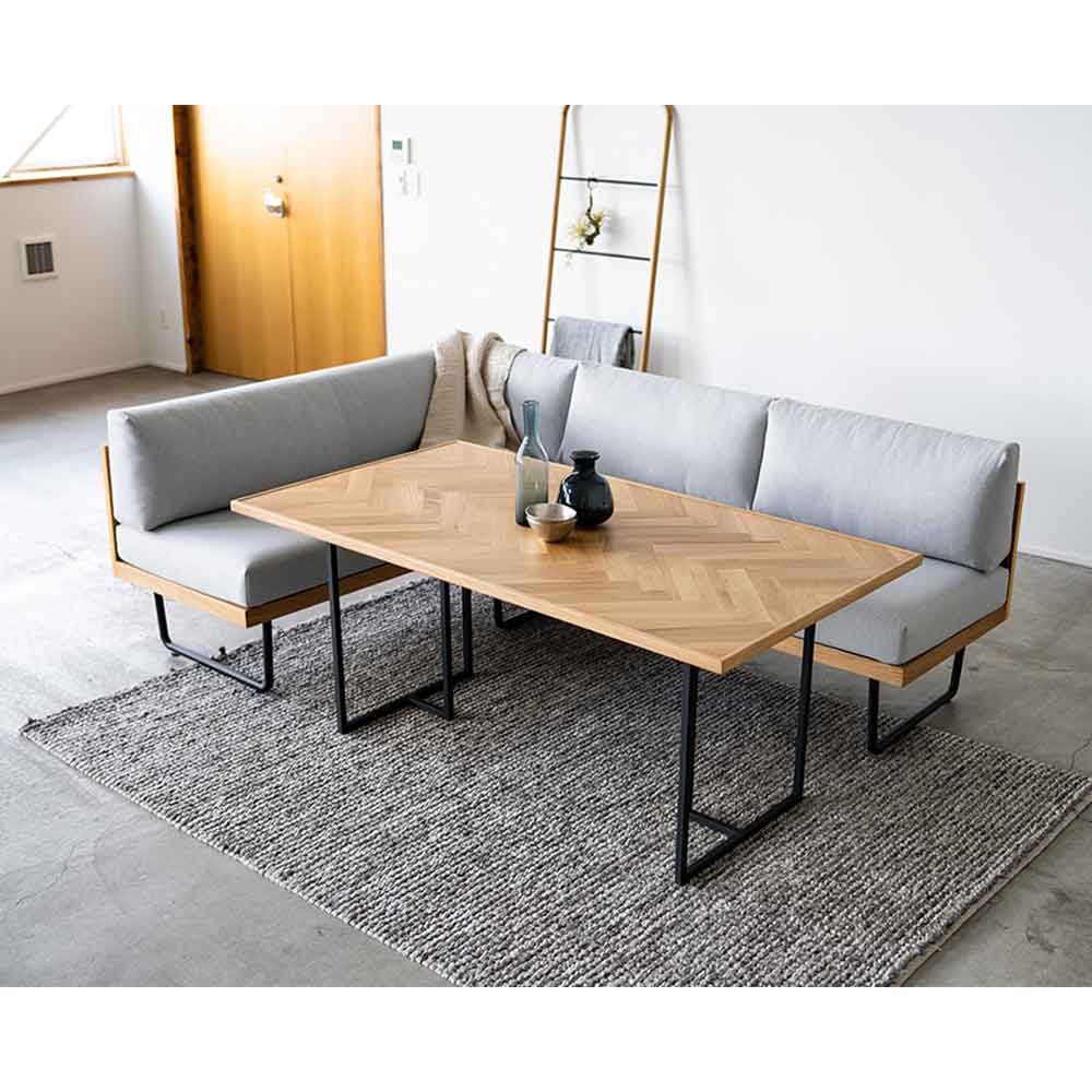 Dining Table NODE II HERRINGBONE LEG_06 (135) / NOWHERE LIKE HOME（ノーウェアライクホーム） / ダイニングテーブル / NLH10244_dt_05.jpg