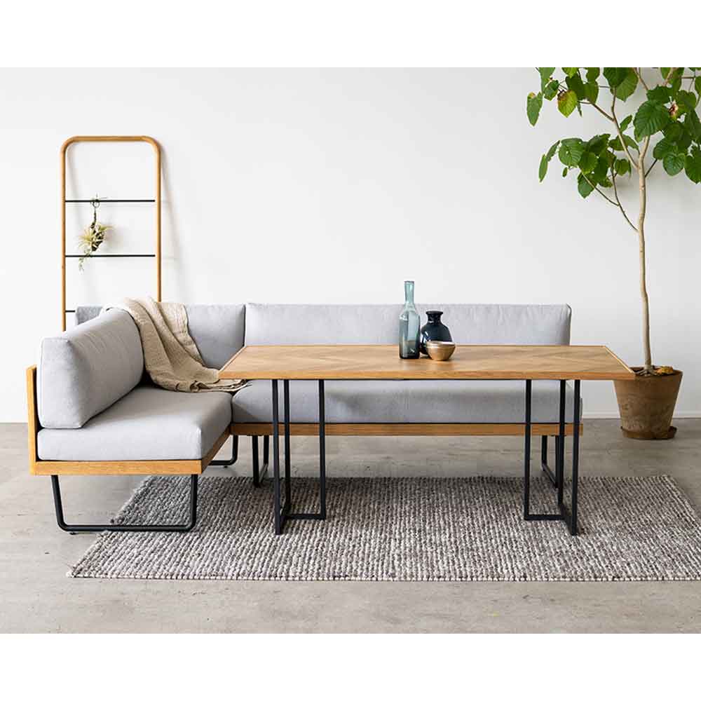 Dining Table NODE II HERRINGBONE LEG_06 (135) / NOWHERE LIKE HOME（ノーウェアライクホーム） / ダイニングテーブル / NLH10244_dt_06.jpg