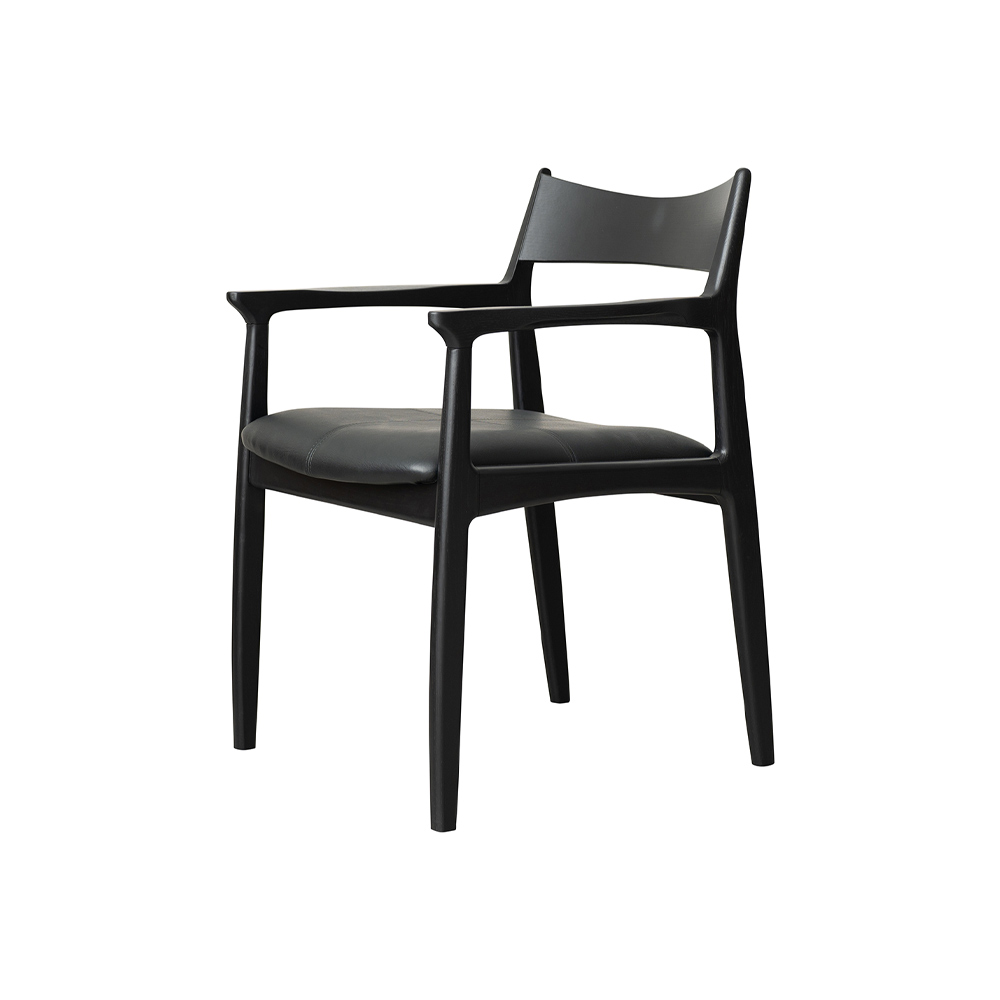 DINING CHAIR OWEN II ARM / NOWHERE LIKE HOME(ノーウェアライクホーム) / ダイニングチェア / NLH10251BLK_ma.jpg