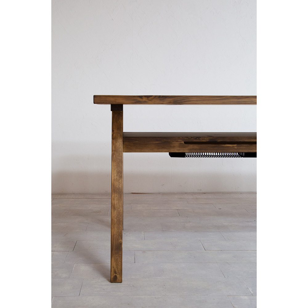 HARE Dining kotatsu (布団レスヒーター搭載) / NICHIBI WOODWORKS（ニチビウッドワークス） / こたつ・こたつテーブル / NWW10001_dt_05.jpg