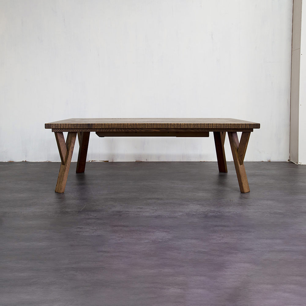 RUDE III kotatsu table W1200 × D700 × H400 / NICHIBI WOODWORKS（ニチビウッドワークス） / こたつ・こたつテーブル / NWW10005_dt_01.jpg