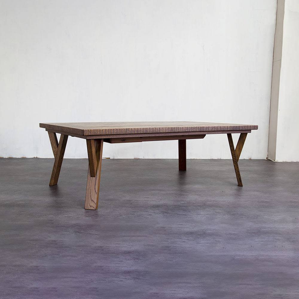 RUDE III kotatsu table W1200 × D700 × H400 / NICHIBI WOODWORKS（ニチビウッドワークス） / こたつ・こたつテーブル / NWW10005_dt_02.jpg