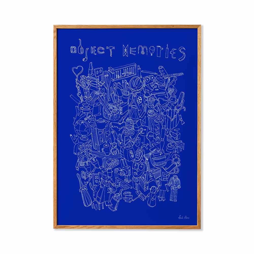Object Memories 70×100cm / Paper Collective（ペーパーコレクティブ） / フォトフレーム・ポスター・ポスターフレーム / PPC10258BLU_ma.jpg