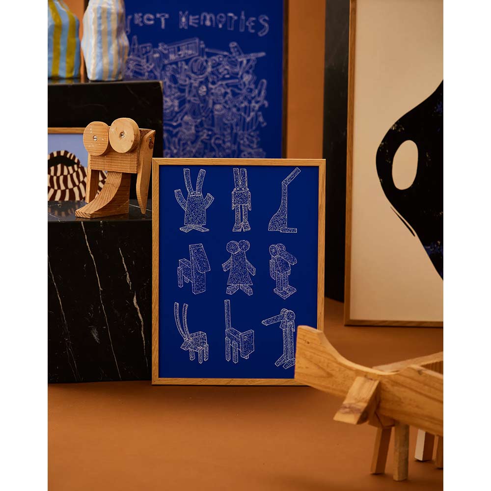 Offcut Animals 70×100cm / Paper Collective（ペーパーコレクティブ） / フォトフレーム・ポスター・ポスターフレーム / PPC10259_dt_01.jpg