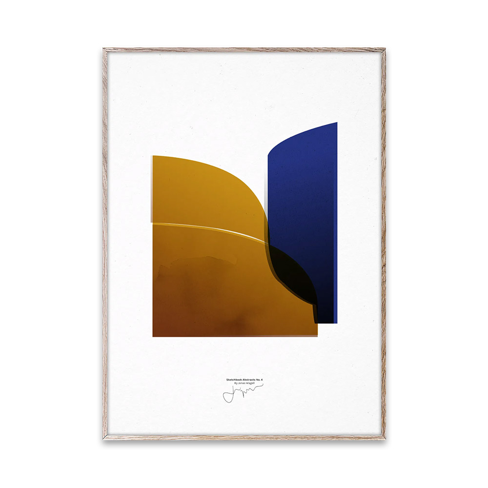 Sketchbook Abstracts 04 70×100cm / Paper Collective（ペーパーコレクティブ） / フォトフレーム・ポスター・ポスターフレーム / PPC10285YEL_ma.jpg