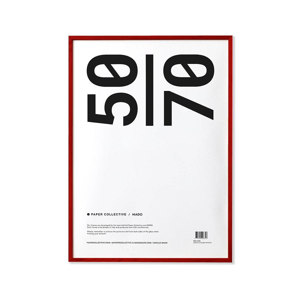 Frame 50×70cm / Paper Collective（ペーパーコレクティブ） / フォトフレーム・ポスター・ポスターフレーム / PPC10286RED_ma.jpg
