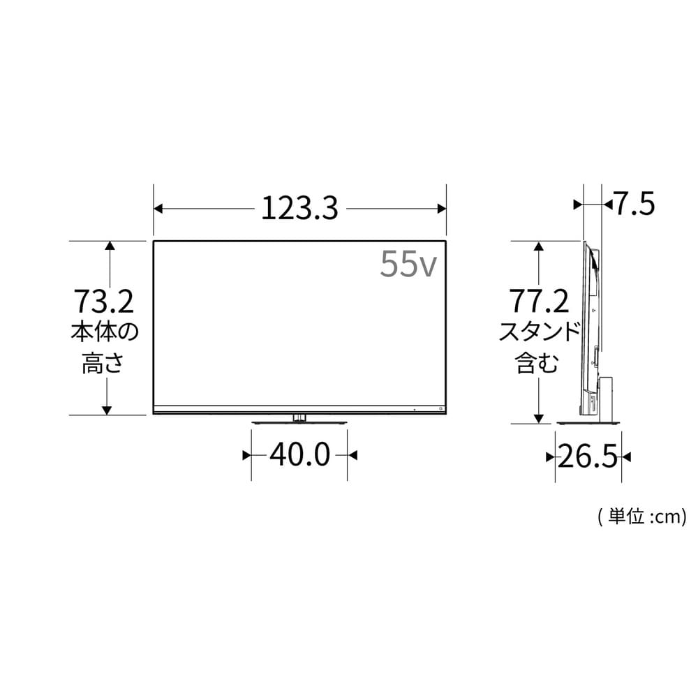 REGZA 55インチ タイムシフトマシン搭載4K Mini LED液晶レグザ 55Z870N / REGZA（レグザ） / テレビ本体・チューナー / RGZ10030_dt_20.jpg
