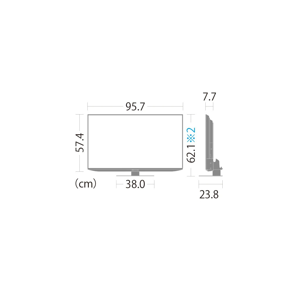 SHARP AQUOS mini LED / 量子ドットテレビ 43V型 GP2ライン 4T SHARP AQUOS mini LED / 量子ドットテレビ 43V型 GP2ライン 4T
