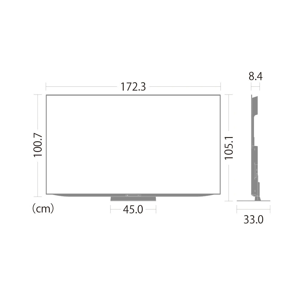 AQUOS 有機ELテレビ 77V型 GQ1ライン 4T-C77GQ1 / SHARP（シャープ） / テレビ本体・チューナー / SHA10259_dt_05.jpg