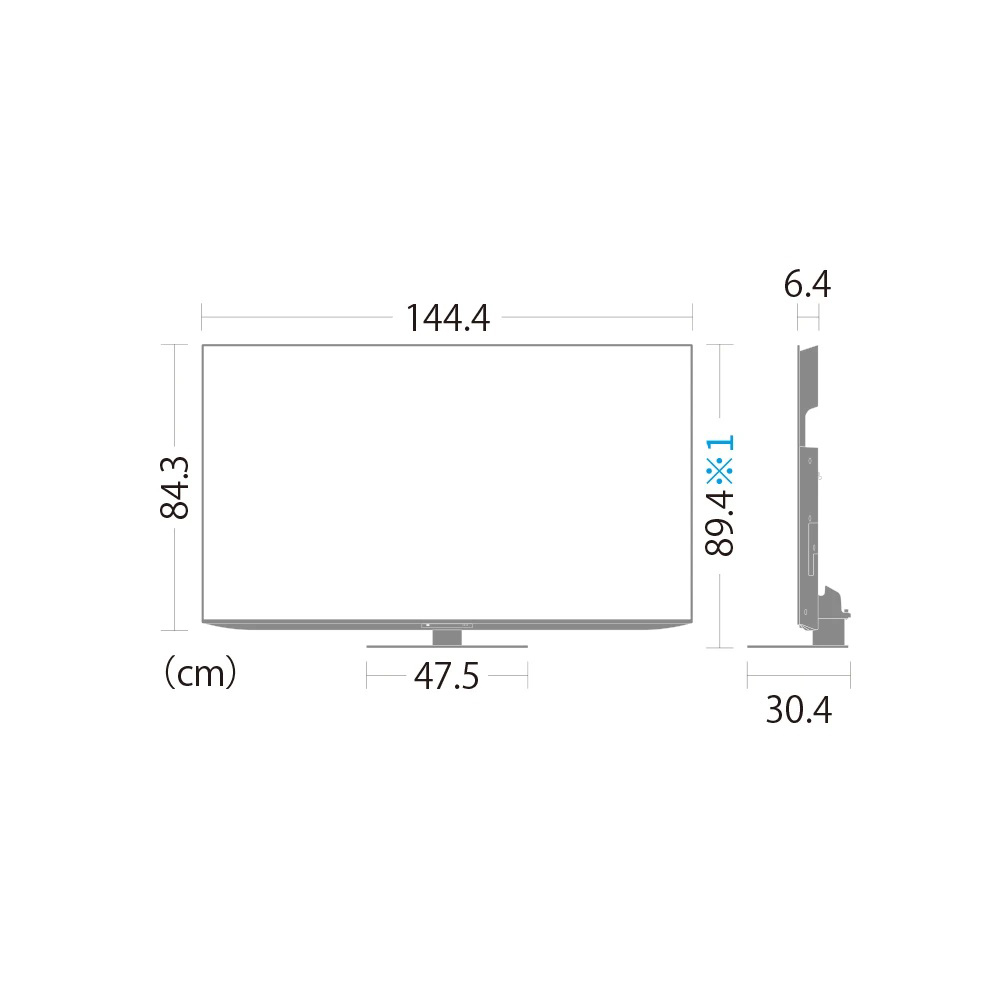 SHARP AQUOS 量子ドット有機ELテレビ 65V型 GS1ライン 4T-C65GS1 SHARP AQUOS 量子ドット有機ELテレビ 65V型 GS1ライン 4T-C65GS1