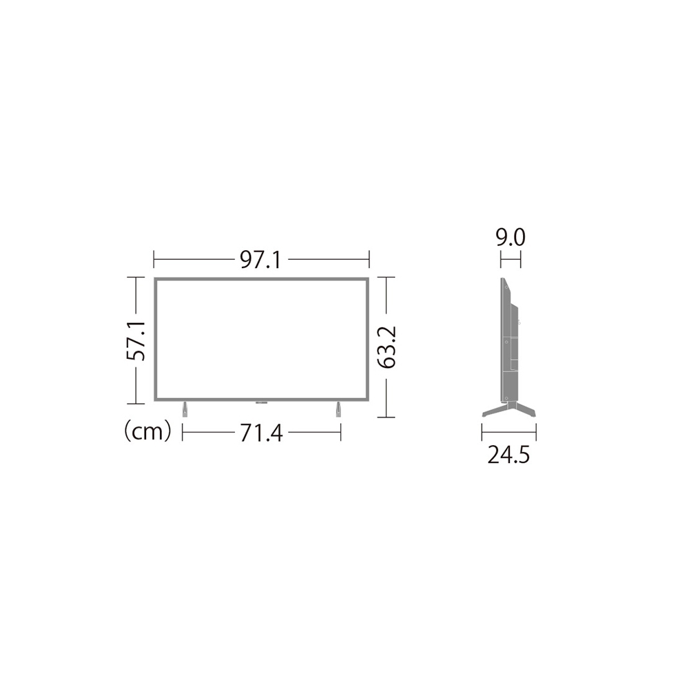 AQUOS 4K液晶テレビ 43V型 GL1ライン 4T-C43GL1 / SHARP（シャープ） / テレビ本体・チューナー / SHA10296_dt_05.jpg