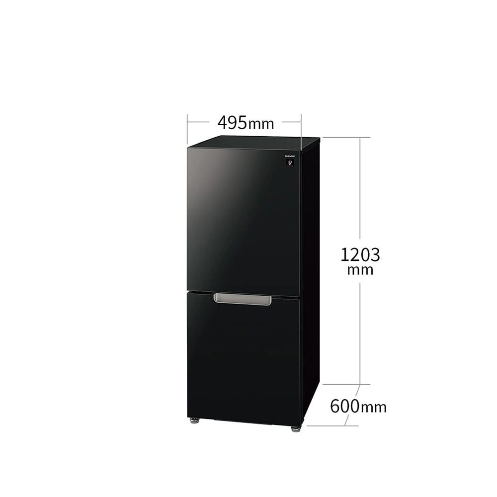 SHARP PLAINLY 2ドア冷蔵庫 152L SJ-GD15P (両開き) / SHARP（シャープ） / 冷蔵庫・冷凍庫 / SHA10301_dt_09.jpg