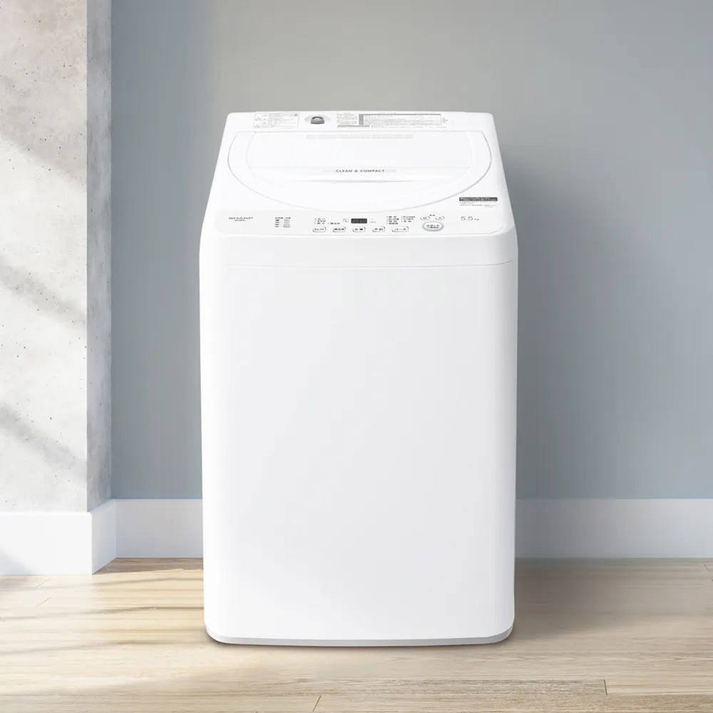 SHARP タテ型全自動洗濯機 5.5kg ホワイト系 ES-GE5J-W / SHARP（シャープ） / 洗濯機 / SHA10307_dt_03.jpg