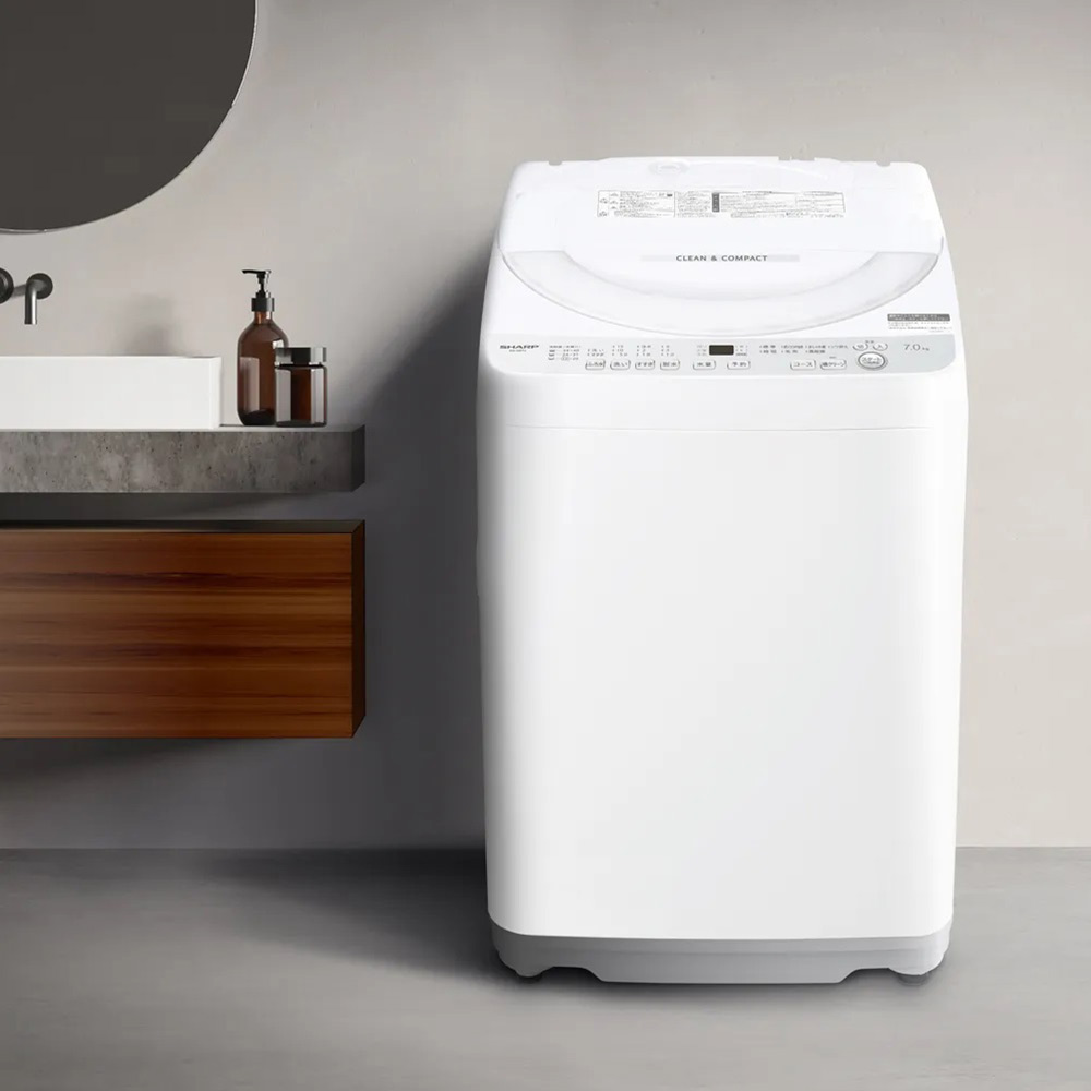 SHARP タテ型全自動洗濯機 7kg シルバー系 ES-GE7J-S / SHARP（シャープ） / 洗濯機 / SHA10309_dt_03.jpg