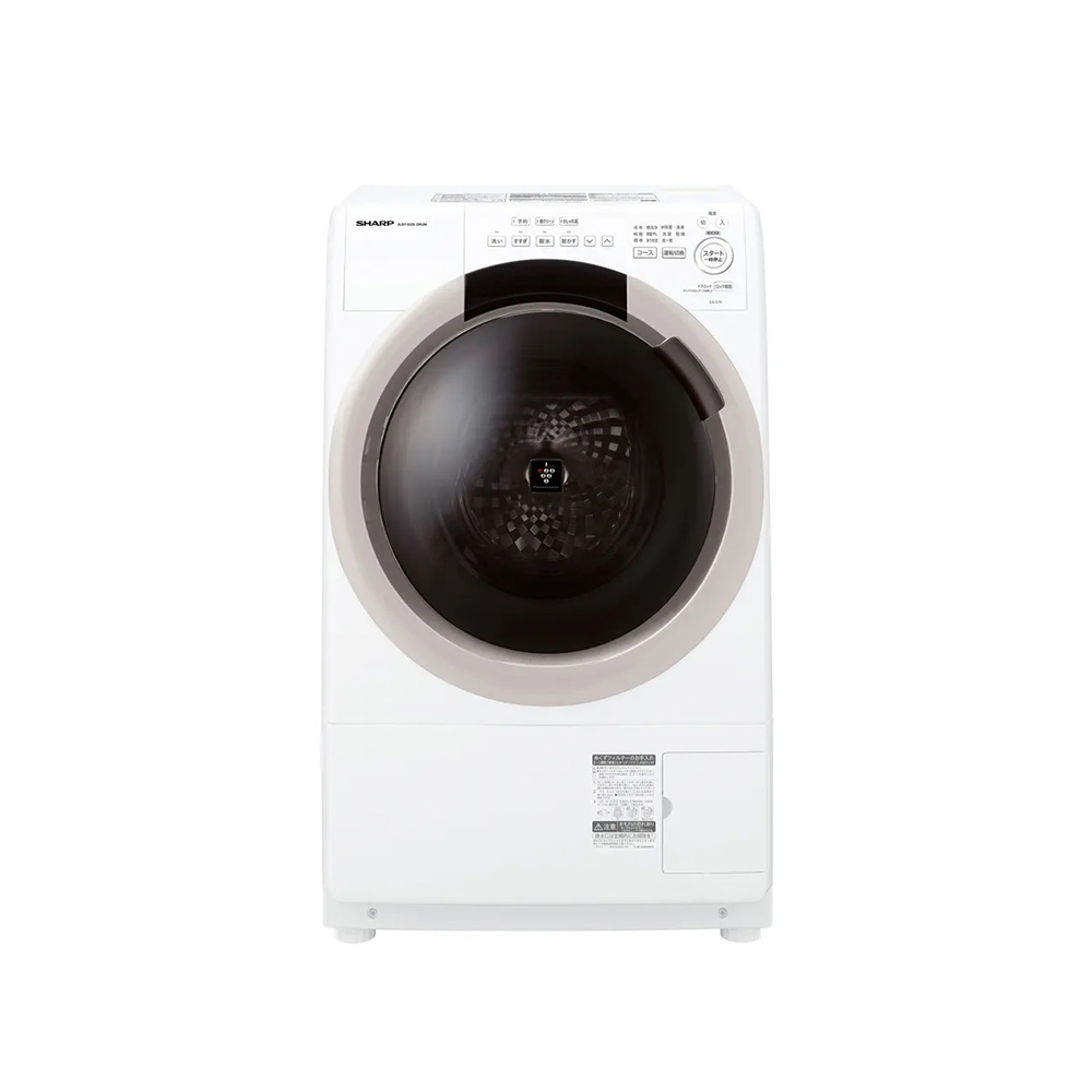 SHARP プラズマクラスター ドラム式洗濯乾燥機 7kg ベージュ系 ES-S7K-CL (左開き) / SHARP（シャープ） / 洗濯機 / SHA10310_dt_01.jpg