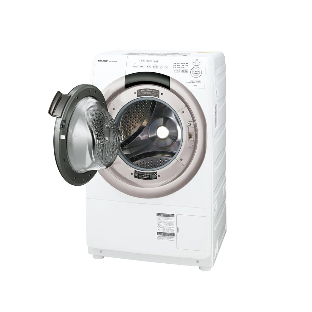 SHARP プラズマクラスター ドラム式洗濯乾燥機 7kg ベージュ系 ES-S7K-CL (左開き) / SHARP（シャープ） / 洗濯機 / SHA10310_dt_02.jpg