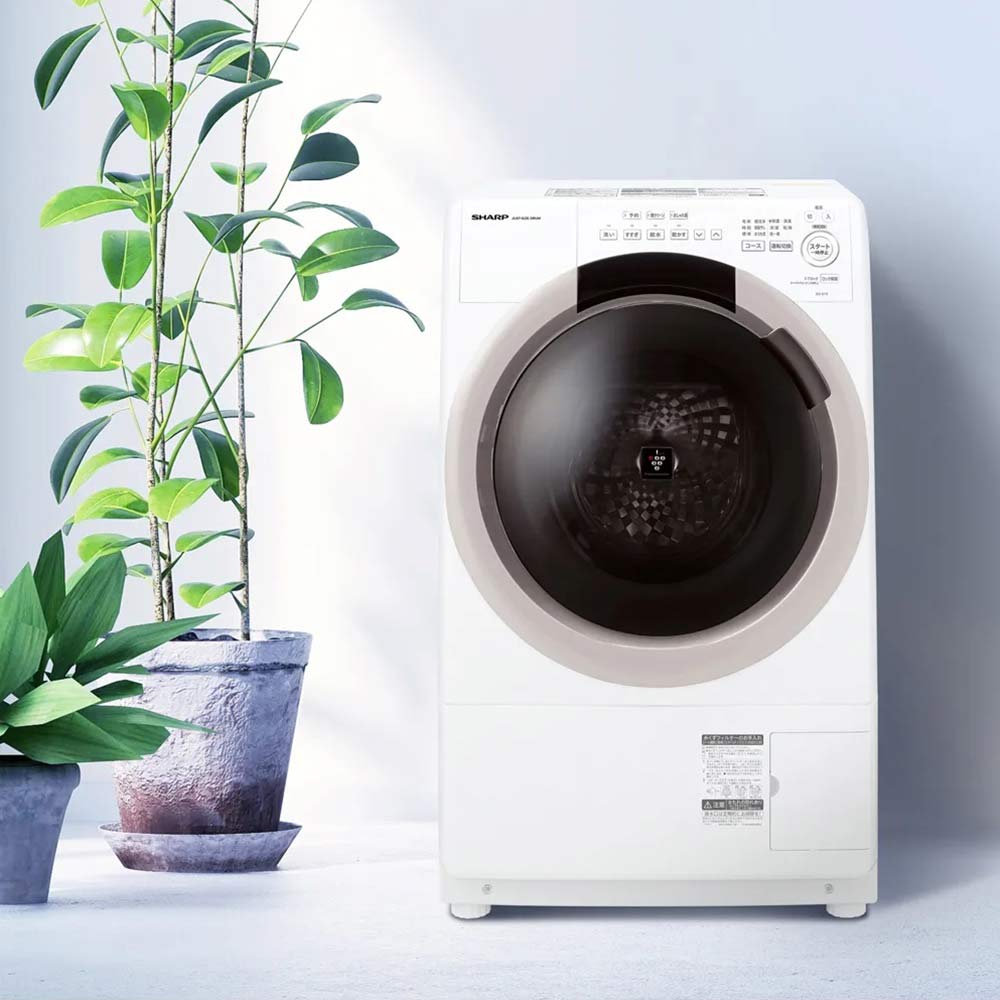 SHARP プラズマクラスター ドラム式洗濯乾燥機 7kg ベージュ系 ES-S7K-CL (左開き) / SHARP（シャープ） / 洗濯機 / SHA10310_dt_03.jpg